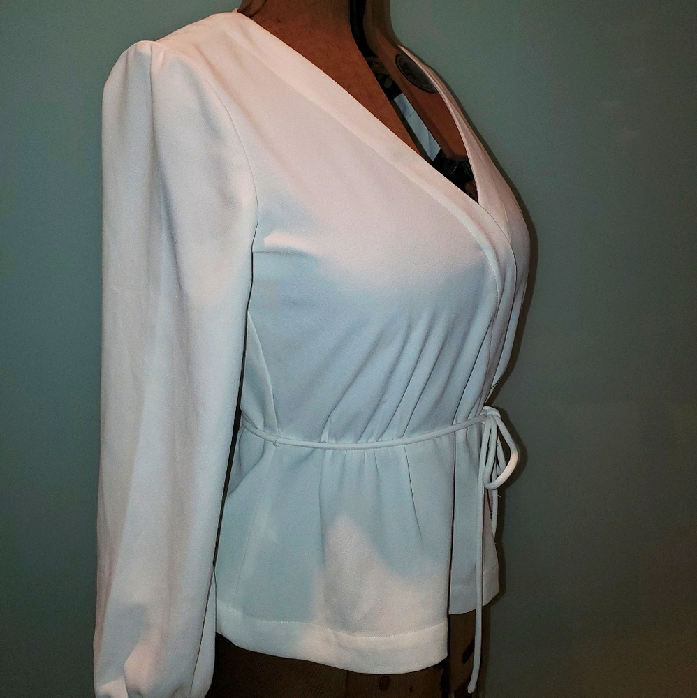 J. Crew Faux Wrap Blouse
